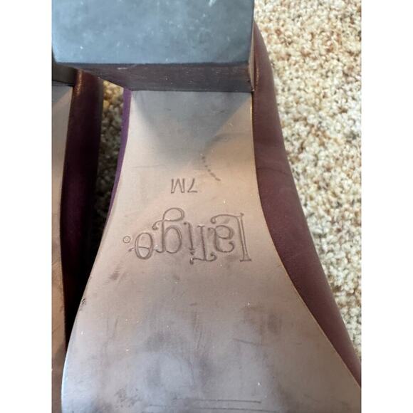 LATIGO KALA size Women's 7; Leather Dress Shoes/Heels, EGGPLANT; SOFT LEATHER - Picture 13 of 14